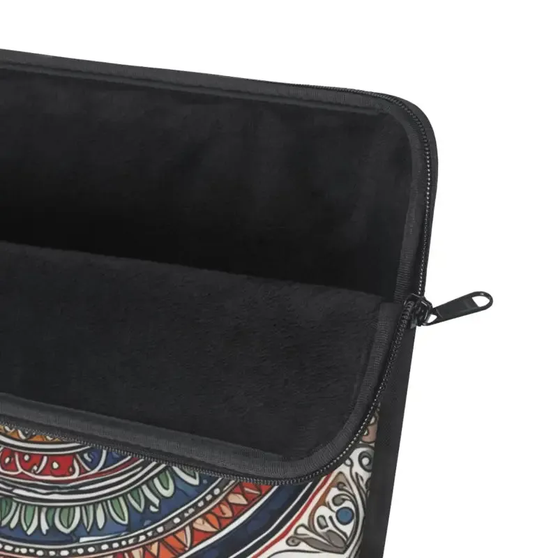 Vibrant Pattern Laptop Sleeve Plush Fleece Interior