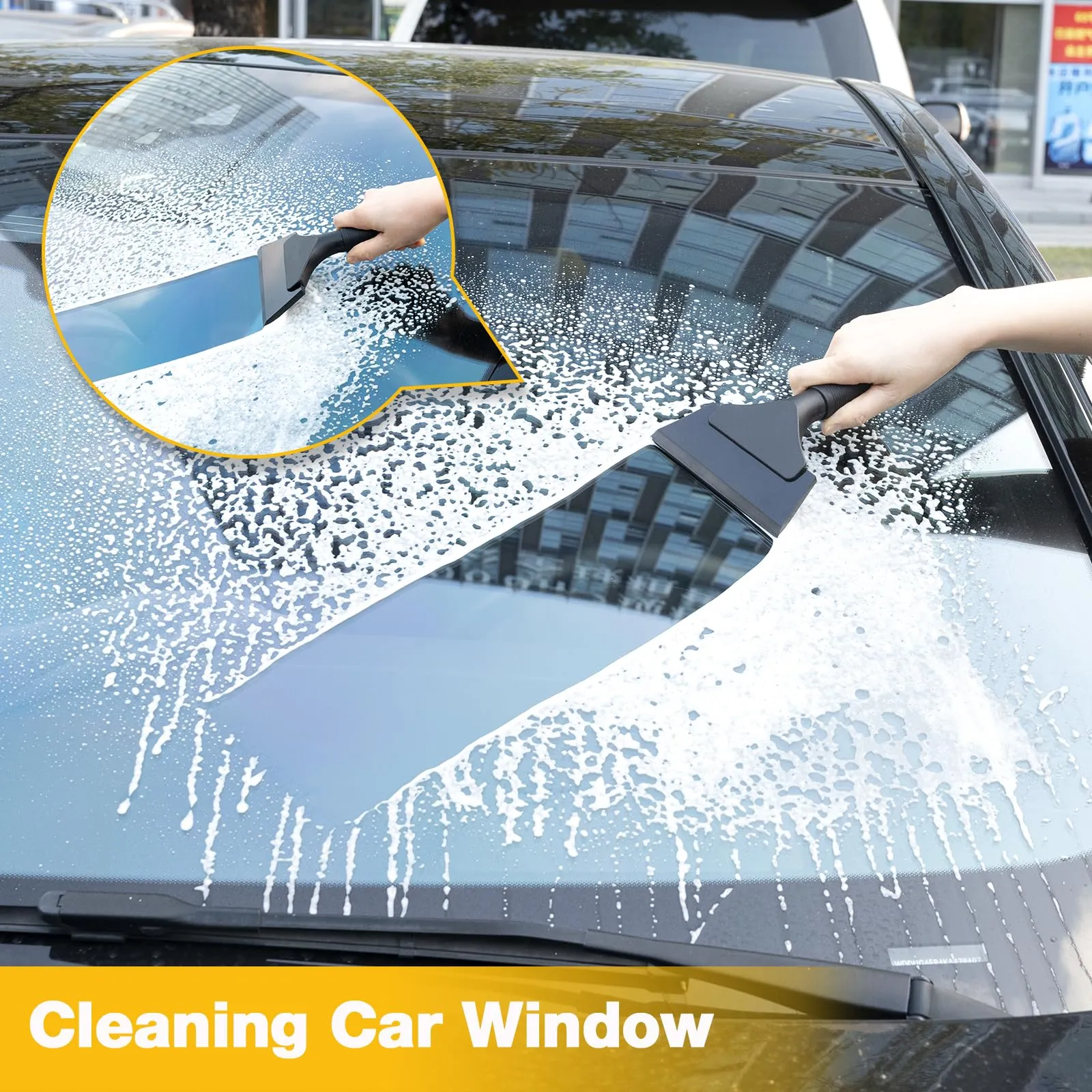 Vinyl Wrap Tool Window Tint Kit,Car Window Tint Application Kit with Small Rubber Squeegee, Vinyl Squeegee,Shank Gasket squeegee,Mini Quarter Squeegee for Car Wrapping,Window Tinting