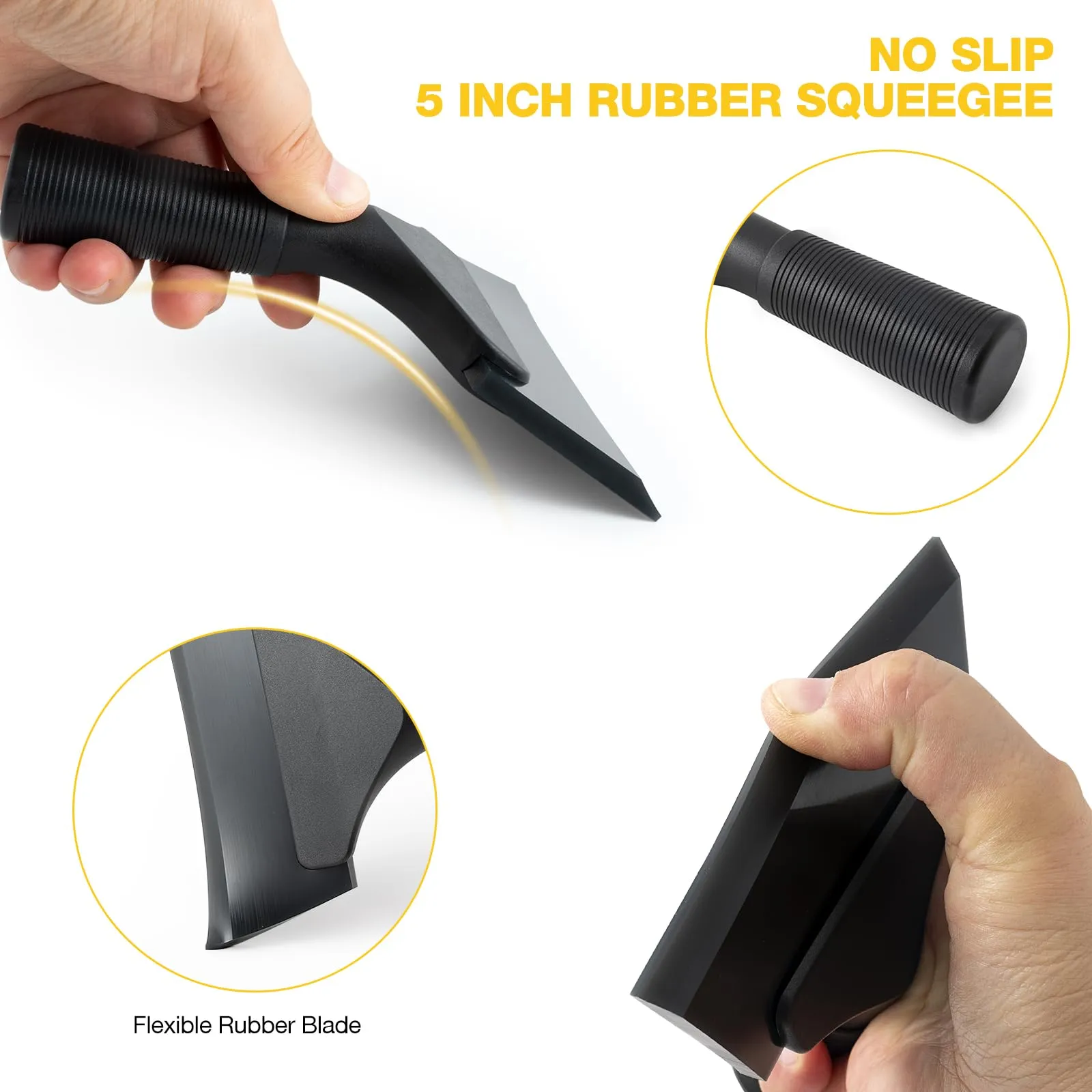 Vinyl Wrap Tool Window Tint Kit,Car Window Tint Application Kit with Small Rubber Squeegee, Vinyl Squeegee,Shank Gasket squeegee,Mini Quarter Squeegee for Car Wrapping,Window Tinting