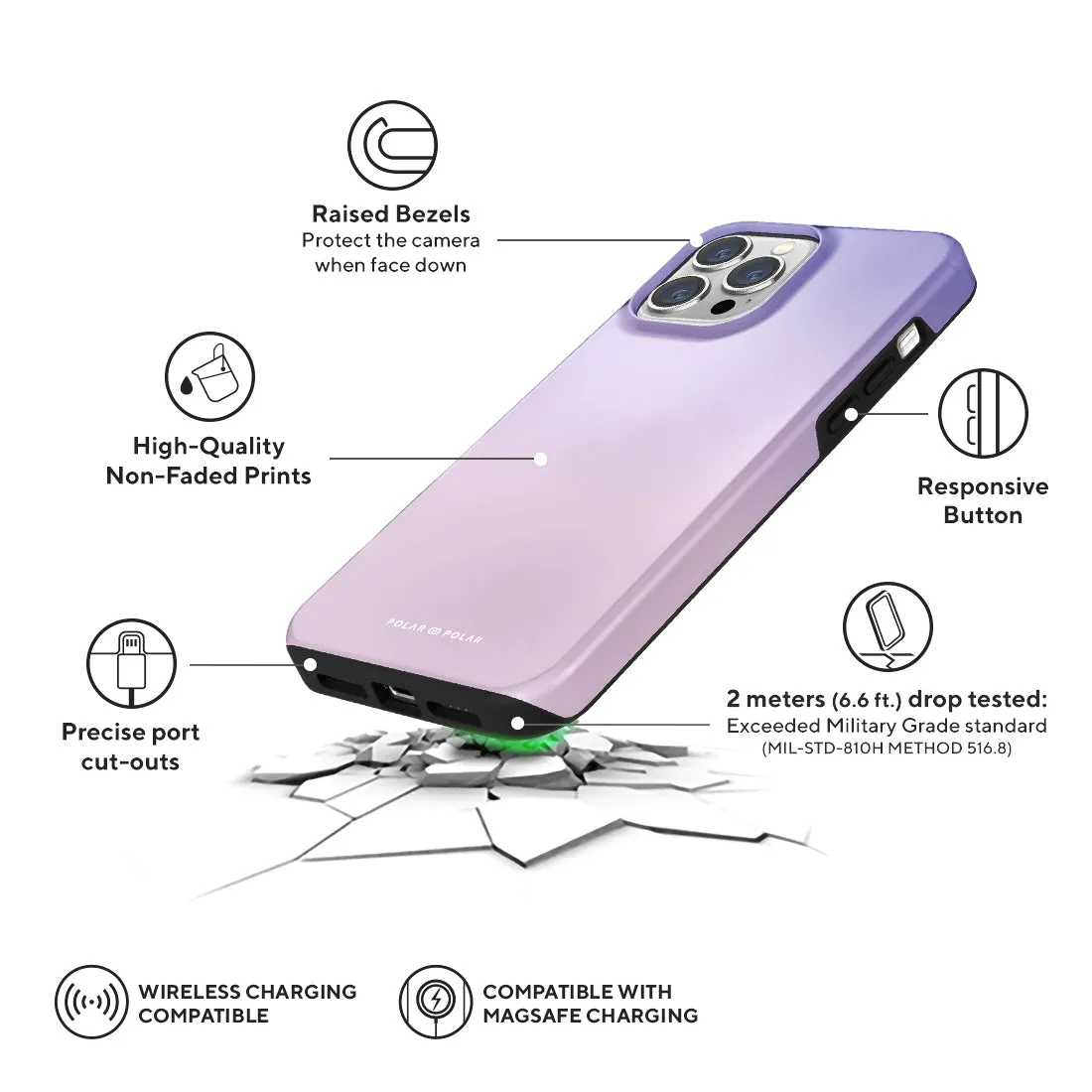 Violet Blue Pastel Custom - iPhone 13 Pro Max Case