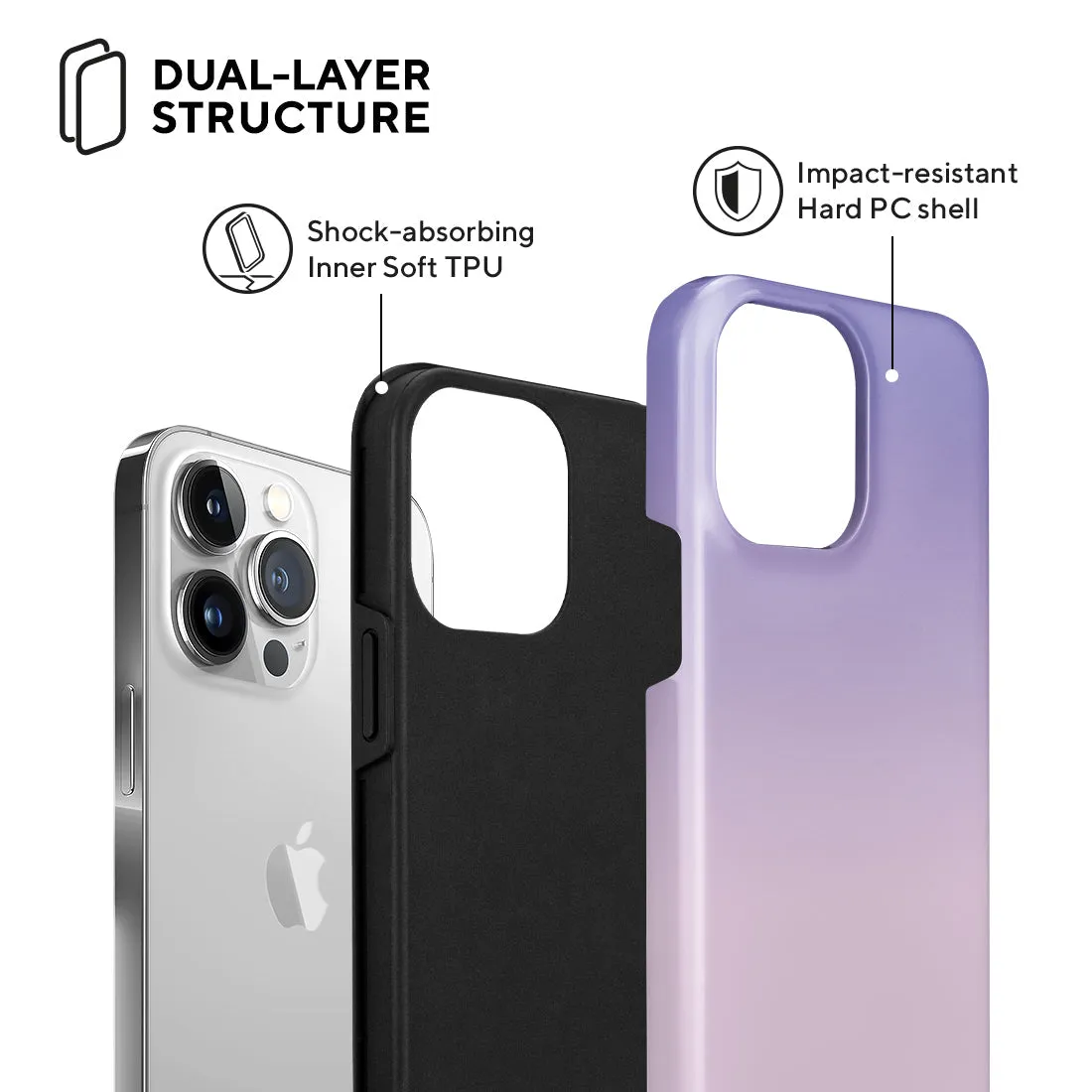 Violet Blue Pastel Custom - iPhone 13 Pro Max Case