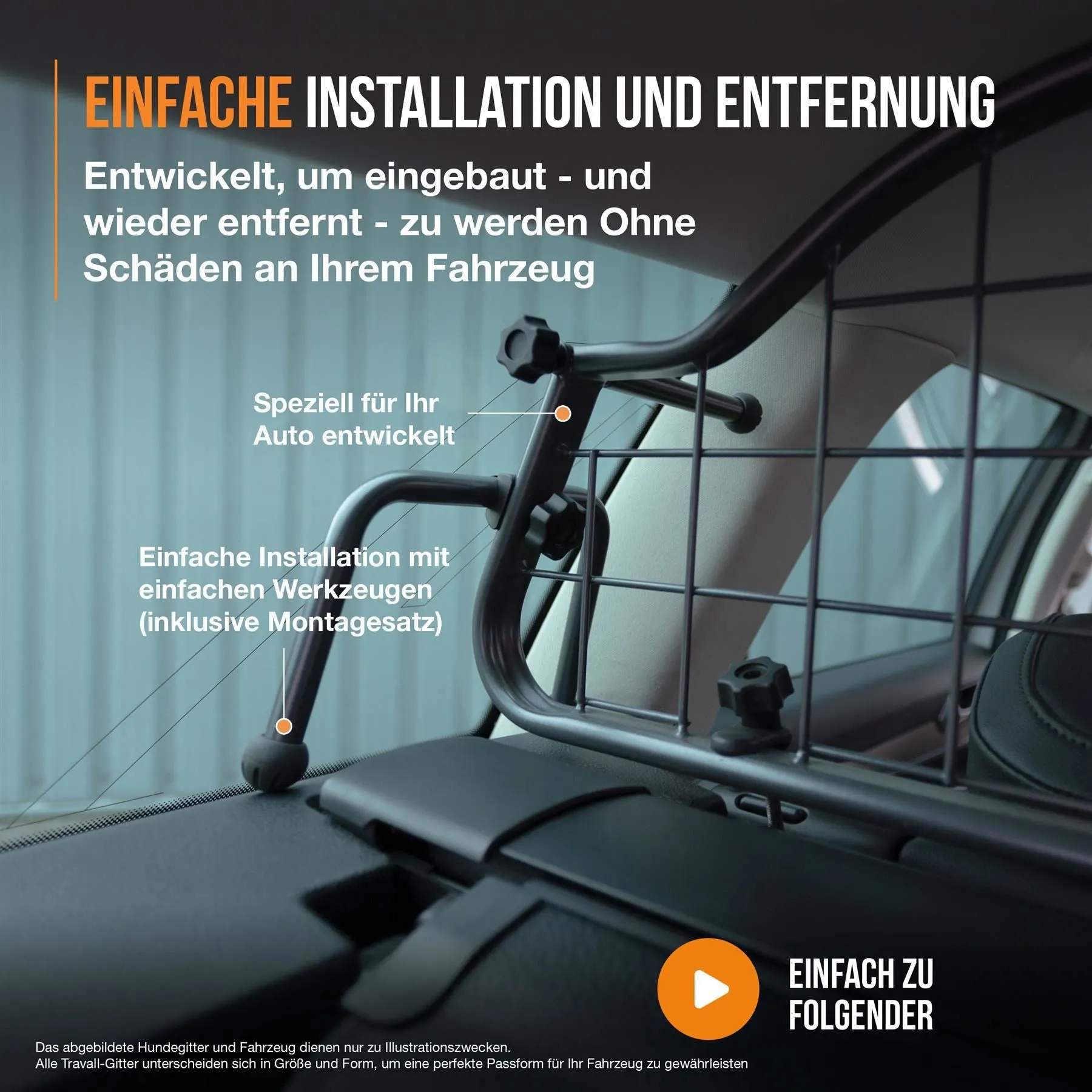VW T-Roc Dog Guard and Divider Bundle (2017-on)