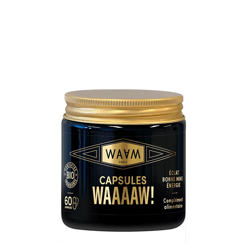 Waam - Complément alimentaire Vegan "Capsules Waaam!" - 30g