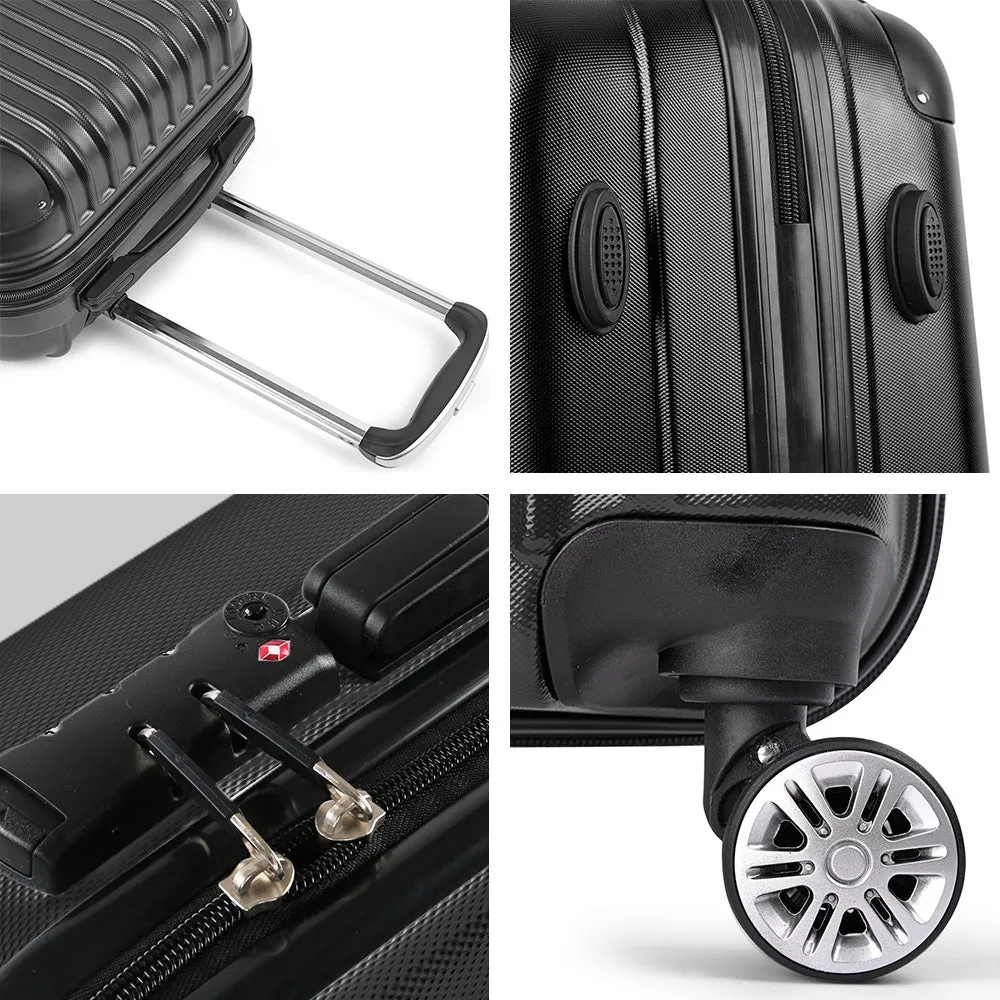 Wanderlite 24 Luggage Suitcase Hardcase Carry On Trolley Set Travel"