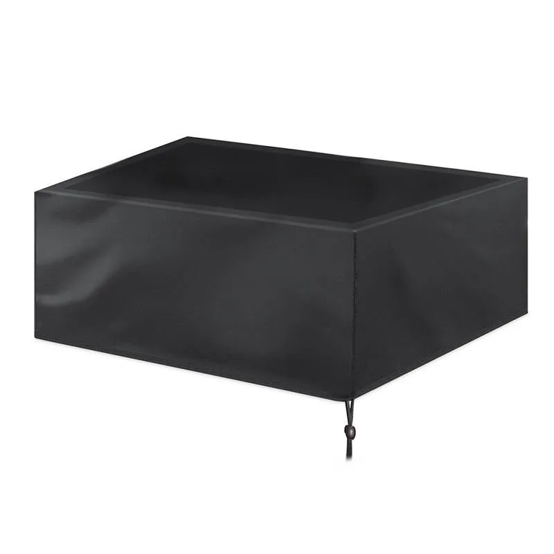 Water-Repellent Billiard Table Cover - 287X155X82Cm - Black