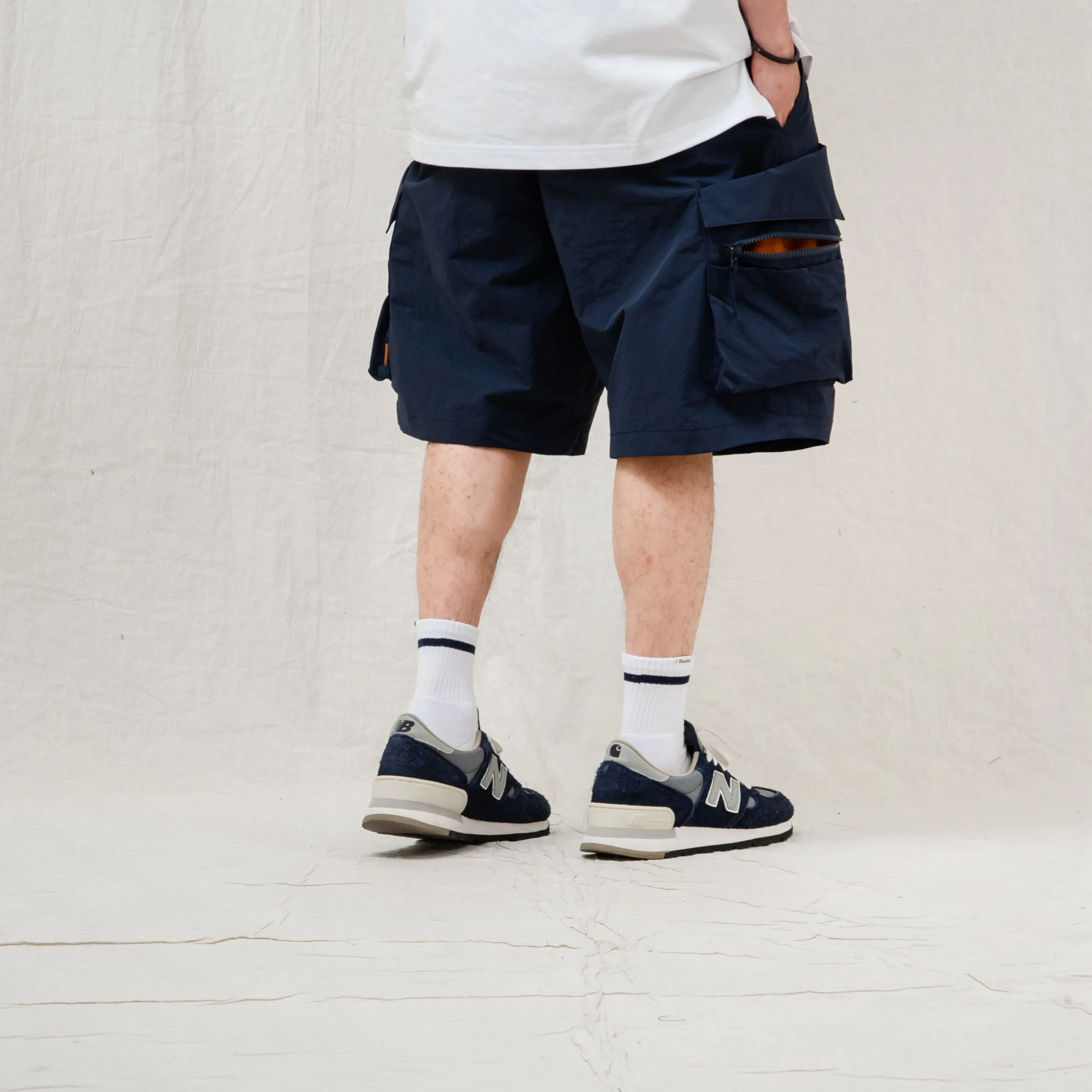 Water Repellent Nylon Cargo Shorts