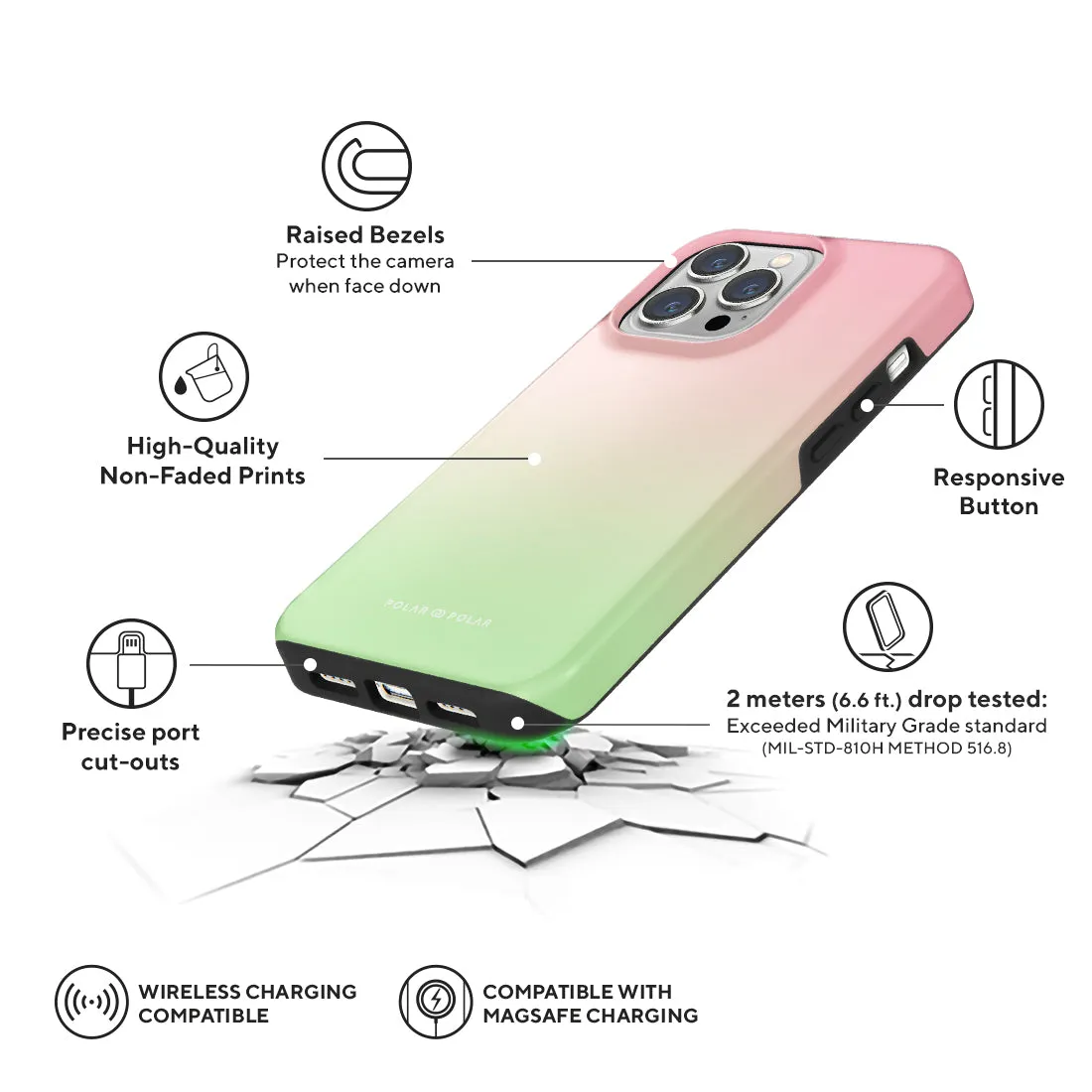 Watermelon Pastel - iPhone 13 Pro Case