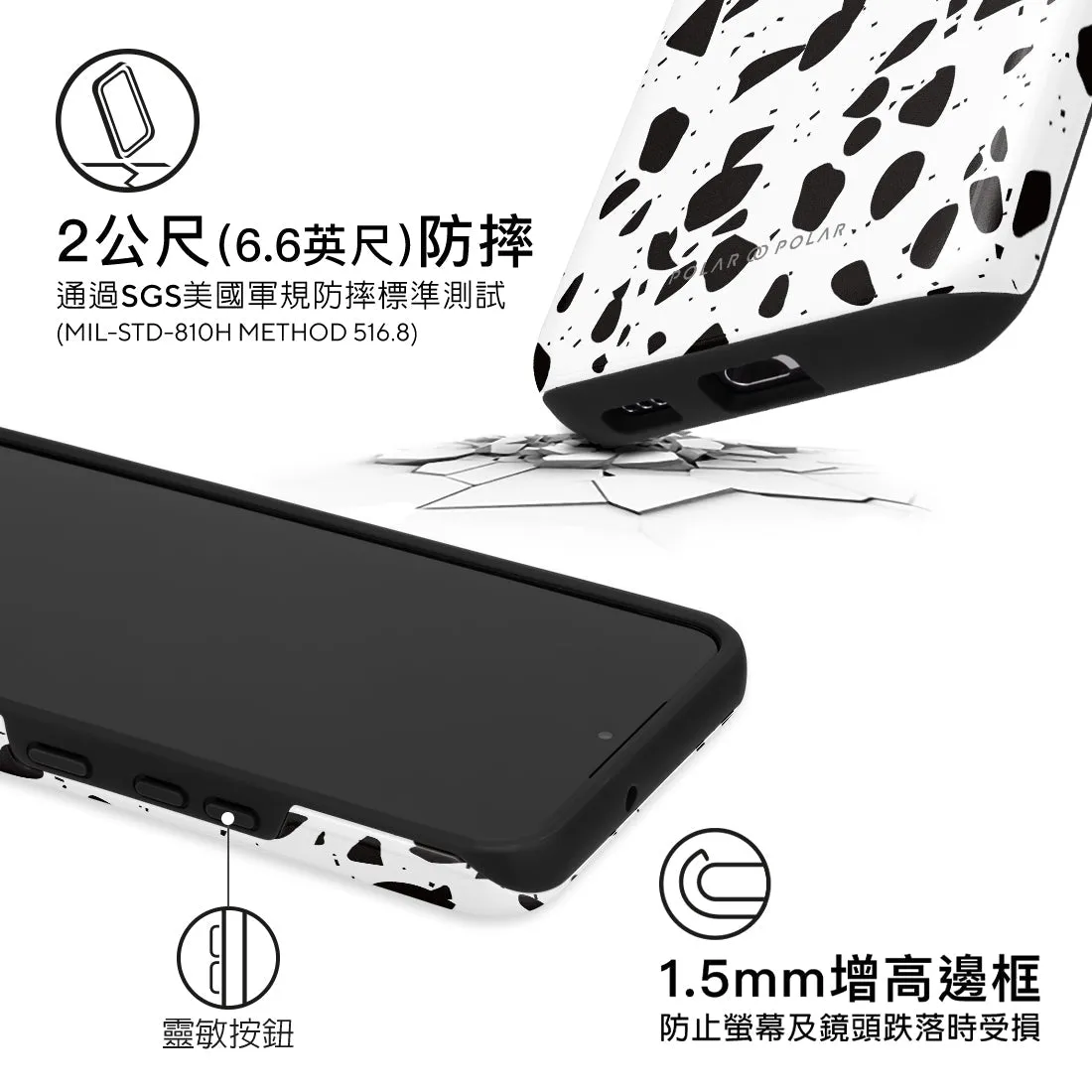 White Rocky Road Terrazzo Custom - Samsung Galaxy S22 5G Case