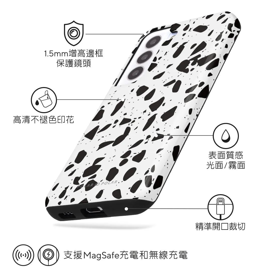 White Rocky Road Terrazzo Custom - Samsung Galaxy S22 5G Case