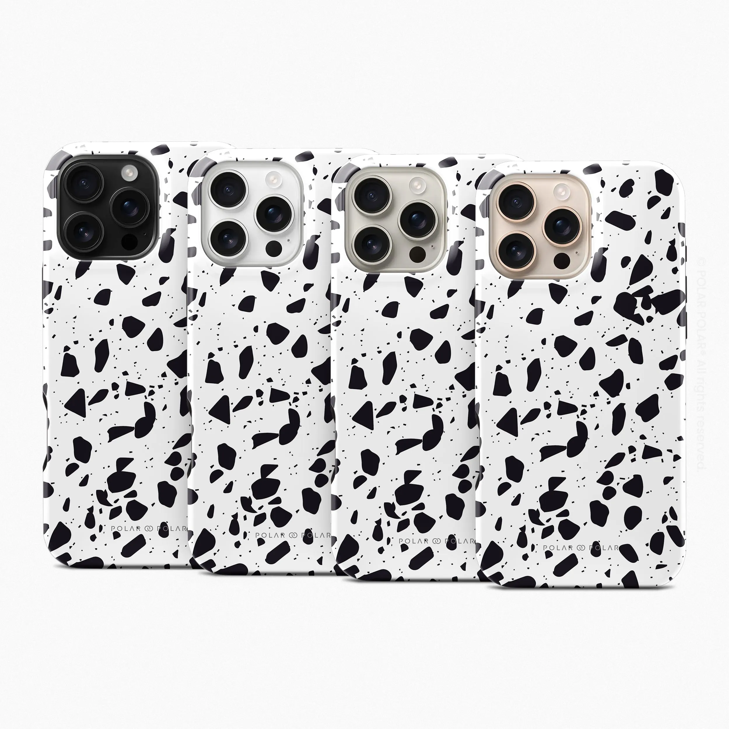 White Rocky Road Terrazzo - iPhone 16 Pro Max Case