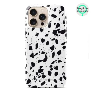 White Rocky Road Terrazzo - iPhone 16 Pro Max Case