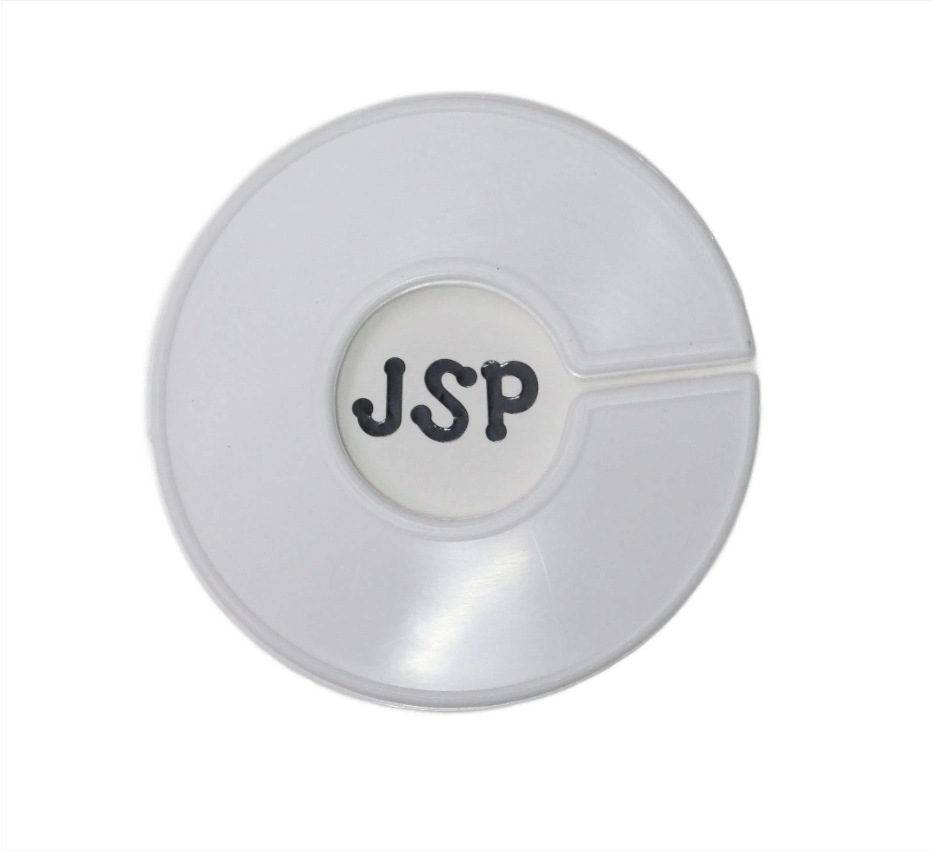 White Round Plastic Blank Rack Size Dividers for Round and Square Rods - Multi-Pack