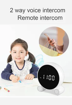 Wifi Alarm Clock Camera HD 1080P Night Vision Motion Detection Portable Home Security Surveillance Wifi Clock IP Camera