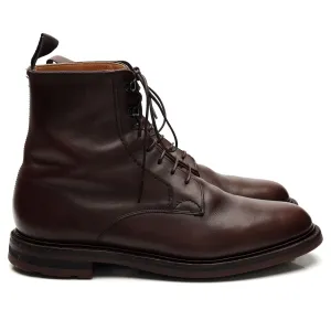 'Wootton' Dark Brown Leather Boots UK 8.5 G