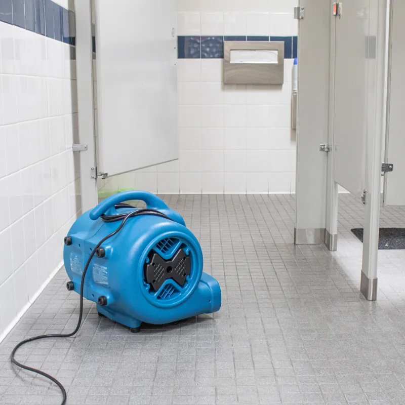 XPOWER 1 HP 3600 CFM 3 Speed Air Mover, Carpet Dryer, Floor Fan, Blower P-830