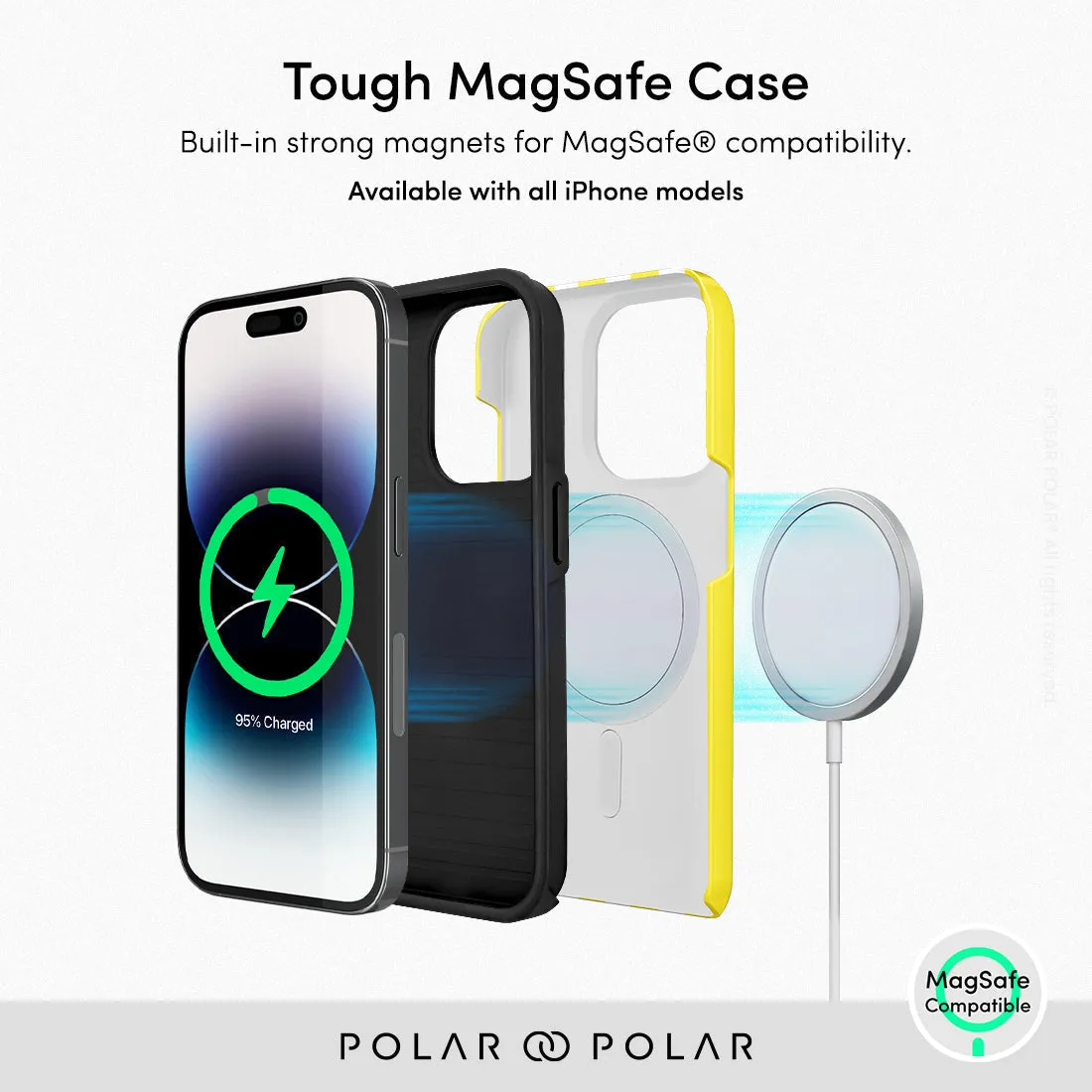 Yellow Stripe Custom - iPhone 15 Pro Case