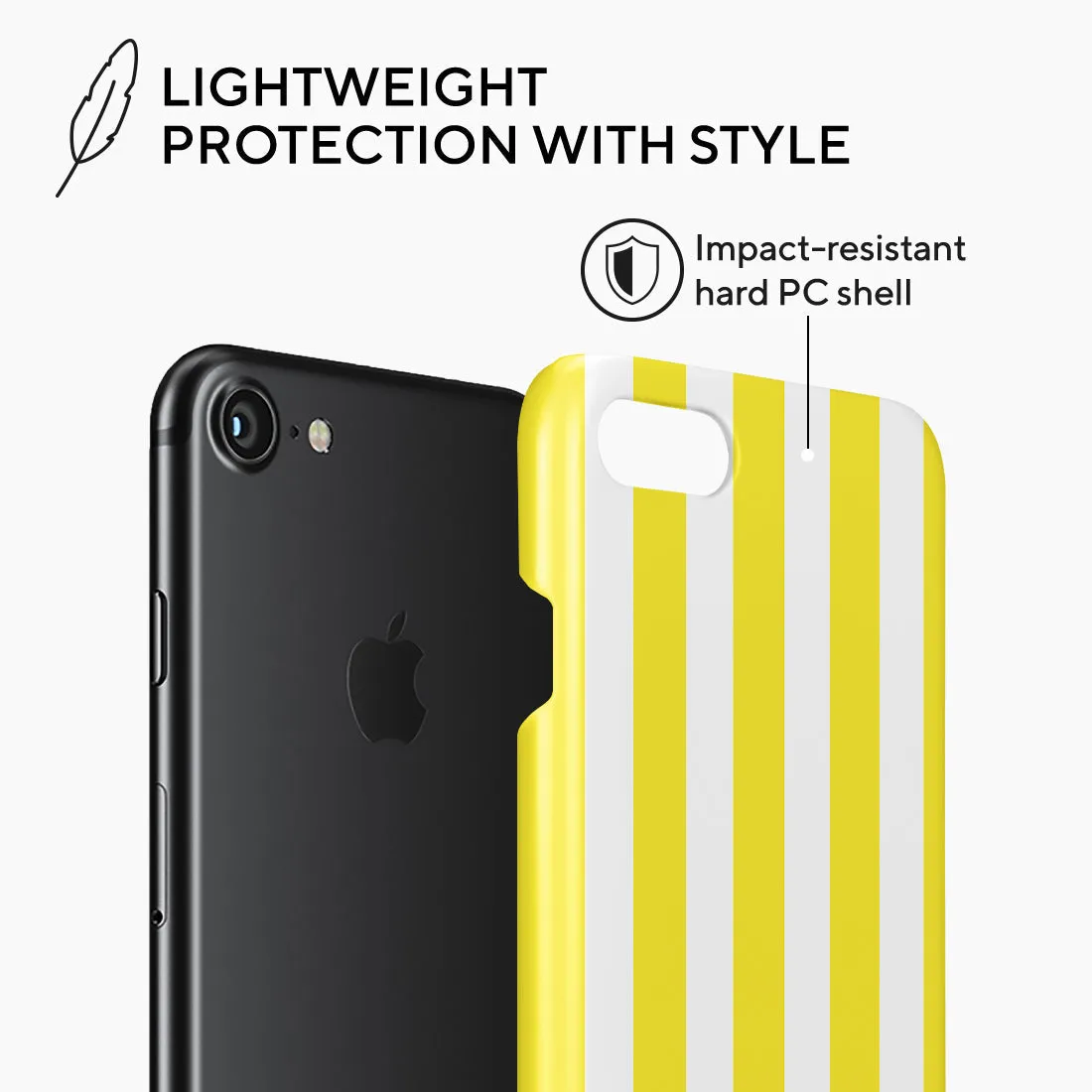 Yellow Stripe Custom - iPhone SE3 / SE2 / 8 / 7 Case