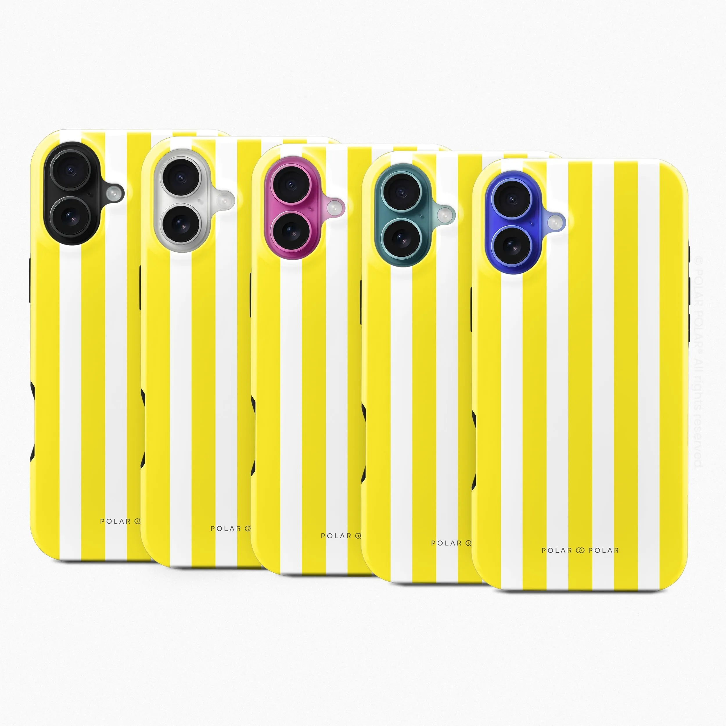 Yellow Stripe - iPhone 16 Plus Case