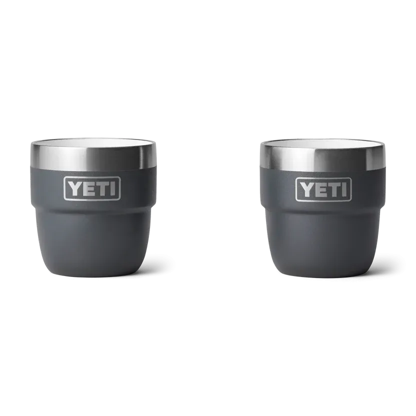 YETI Rambler 4 OZ (118ml) Stackable Espresso Cups - Charcoal