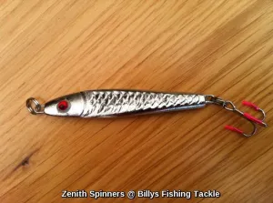 Zenith Razor Claw Silver Minnow spinner