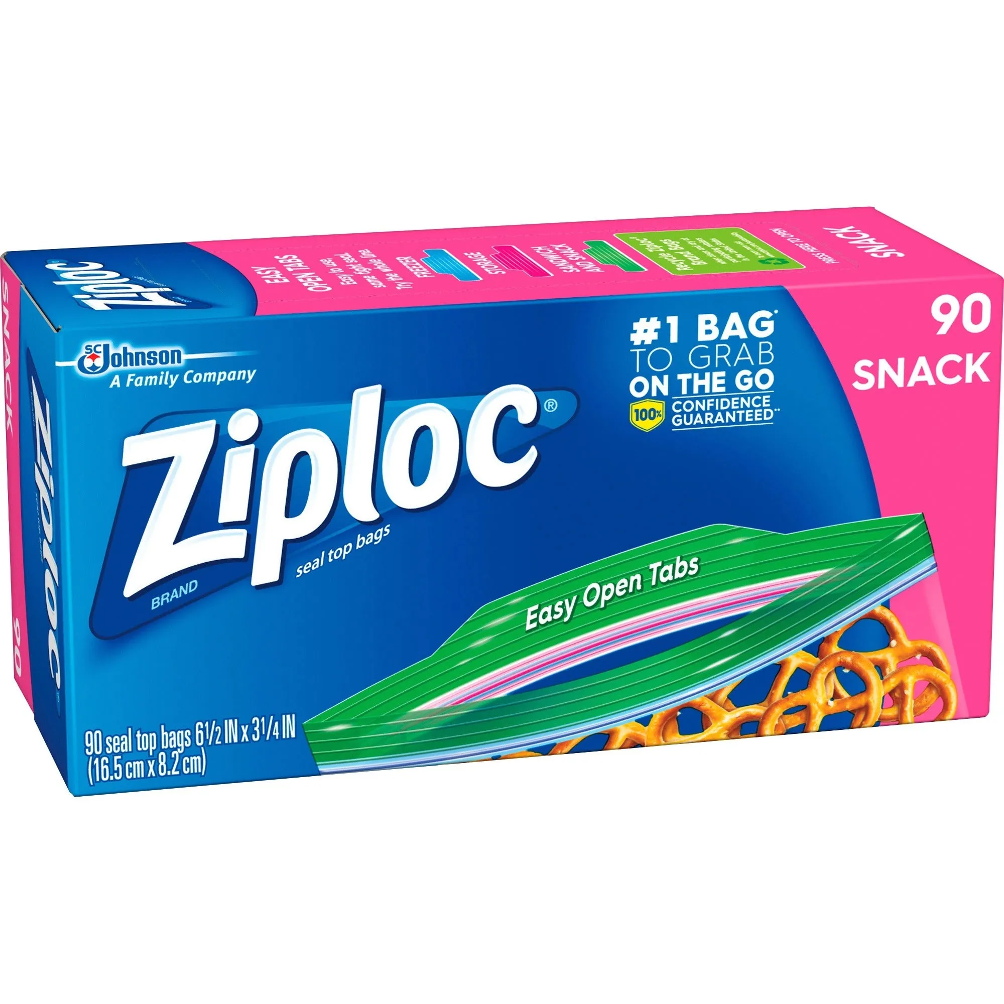Ziploc® Brand Snack Size Storage Bags