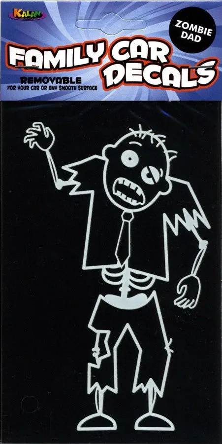 Zombie Dad Window Decal