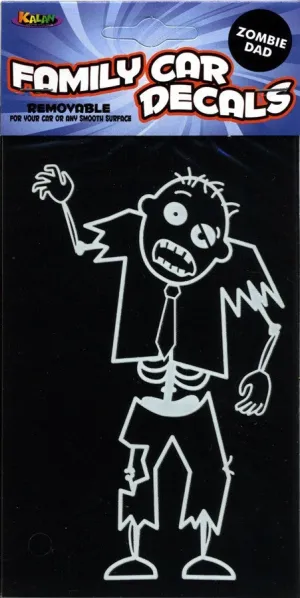 Zombie Dad Window Decal
